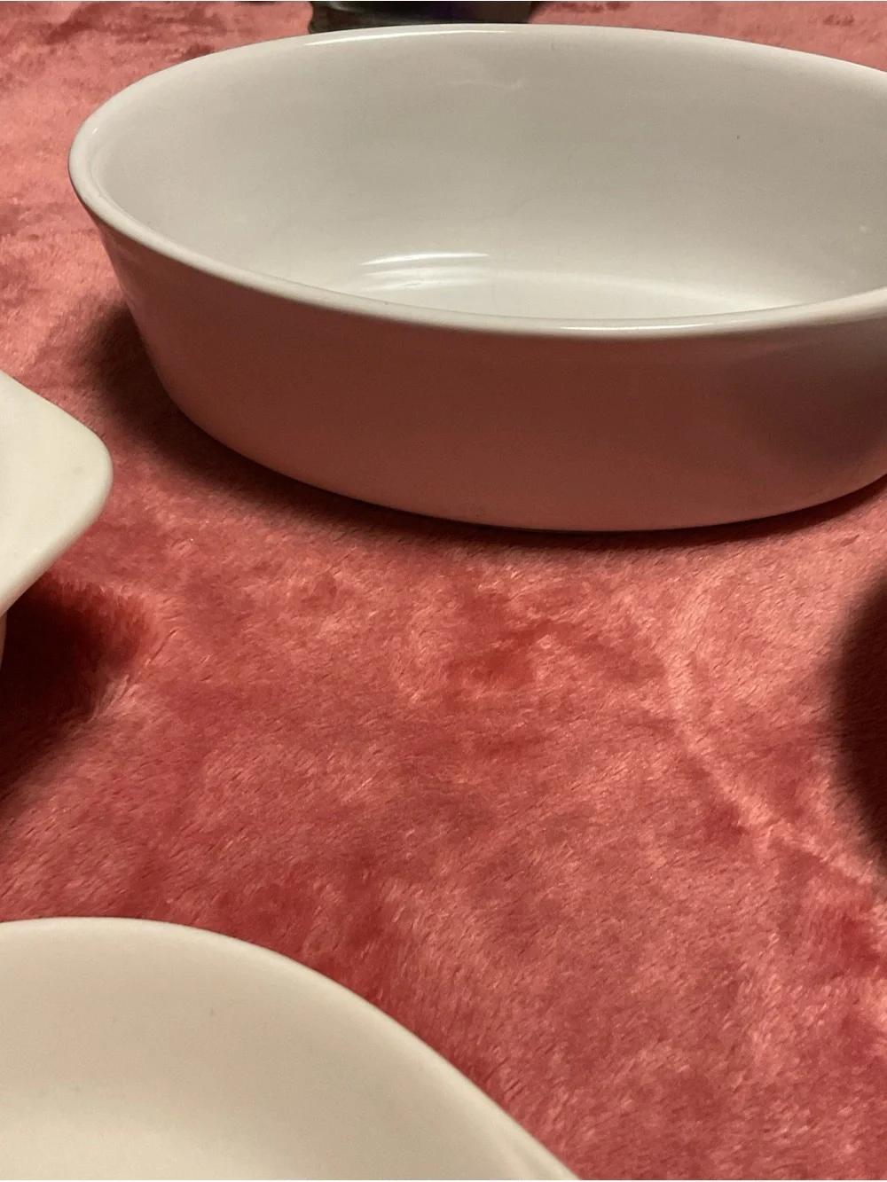 White Ceramic Serving Bowls - Versatile Home Dining Set